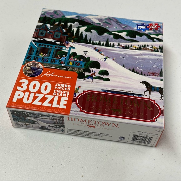 💥SOLD💥 Pine Ridge Lodge Hometown Collection puzzle 300 pieced - Picture 7 of 8